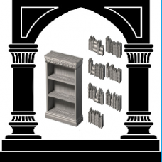 3D Printed - Bookcase E